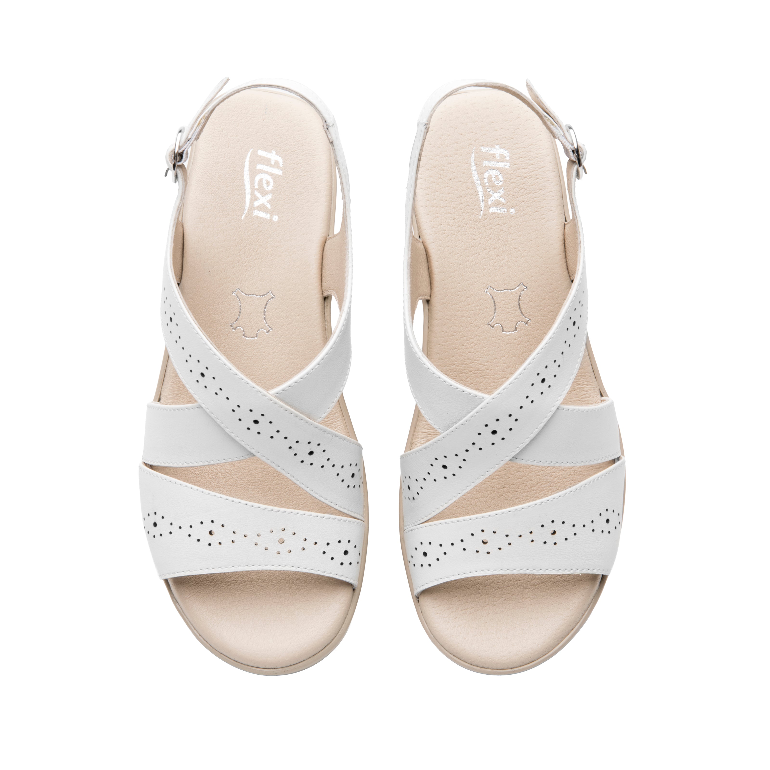 Sandalia Flexi Para Mujer Cuña Baja 08588-08589