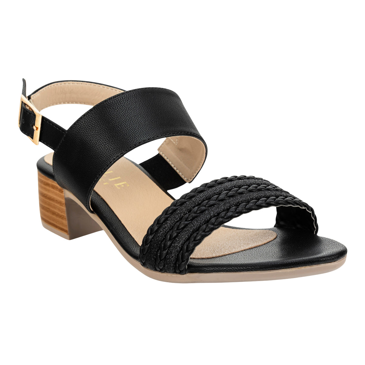 Sandalia Tacón Bloque Casual Para Mujer Paulie 08430