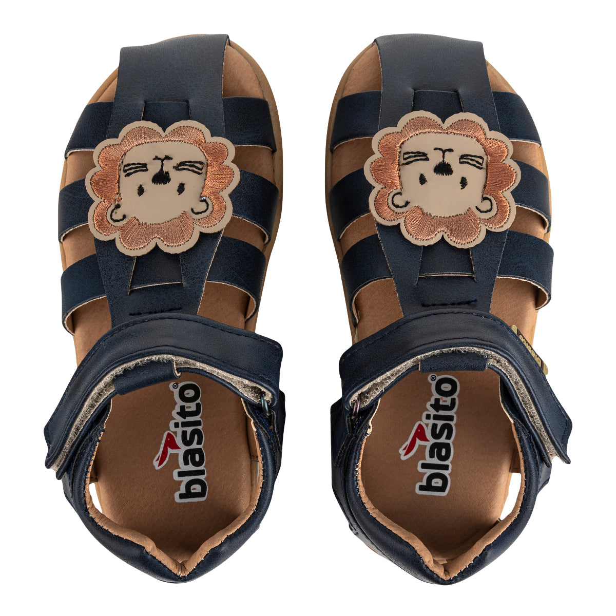 Sandalia Tiras León Para Niño Blasito 08553