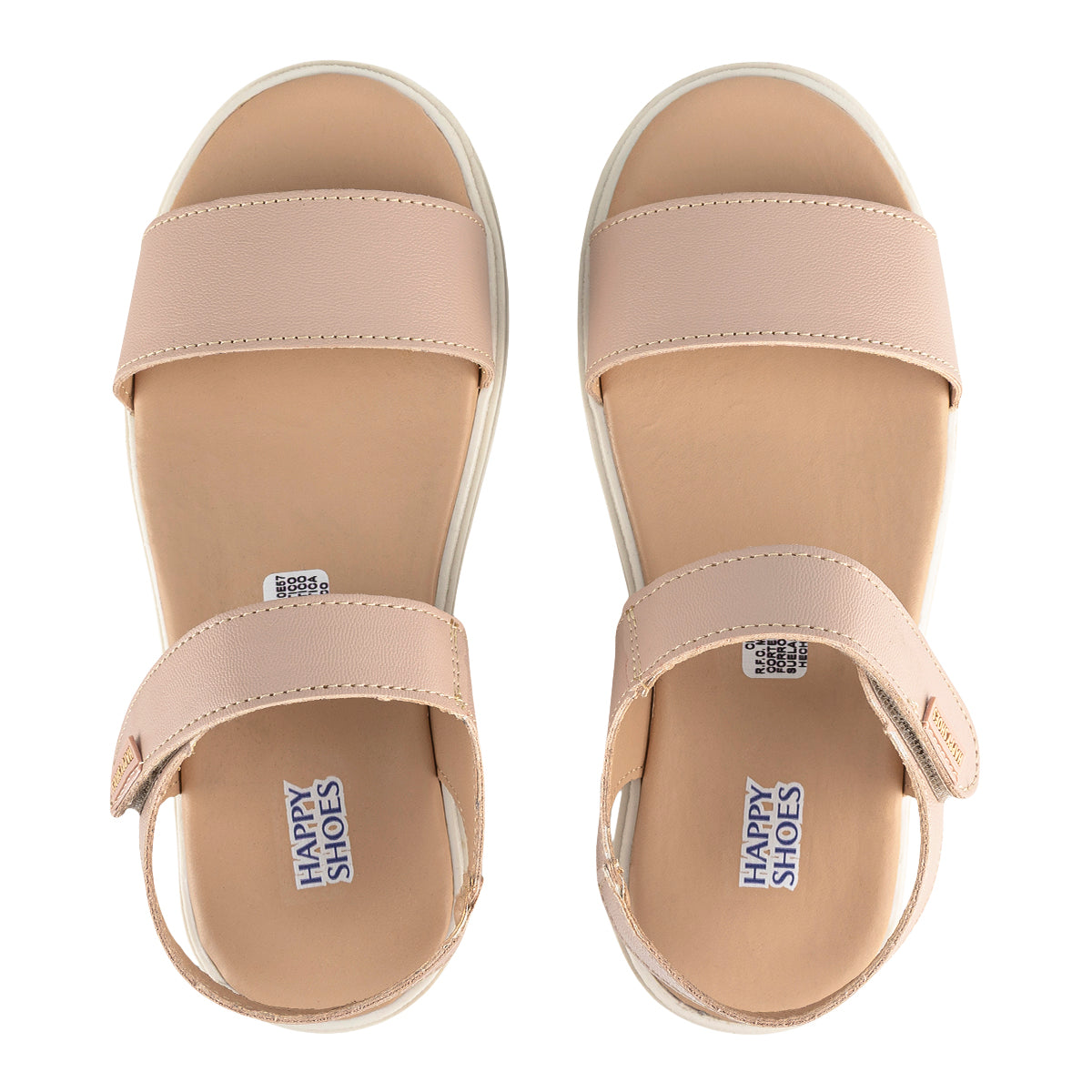 Sandalia Dentada Plana Para Niña Happy Shoes 08474