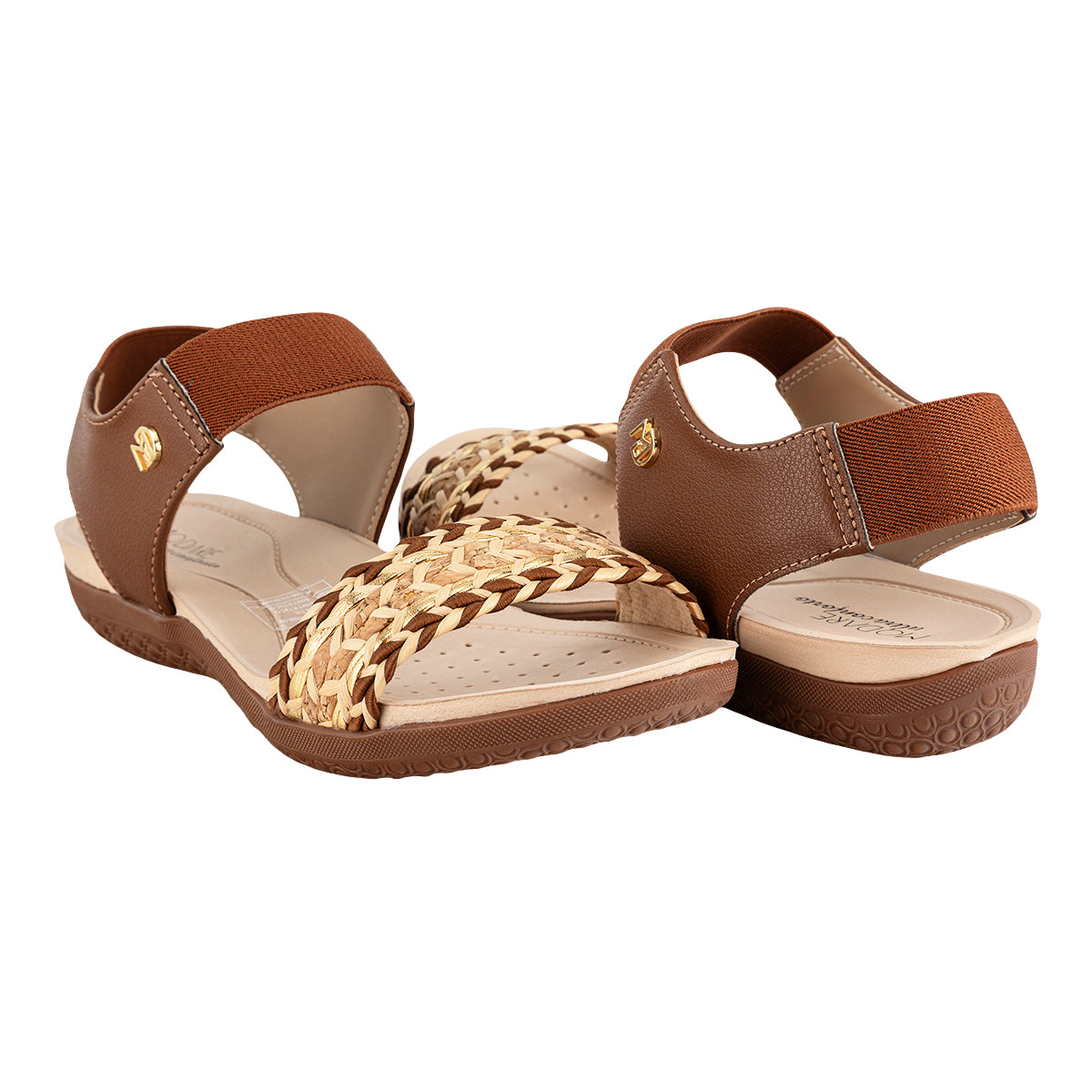 Sandalia Piso Tira Trenzada Para Mujer Modare 08124