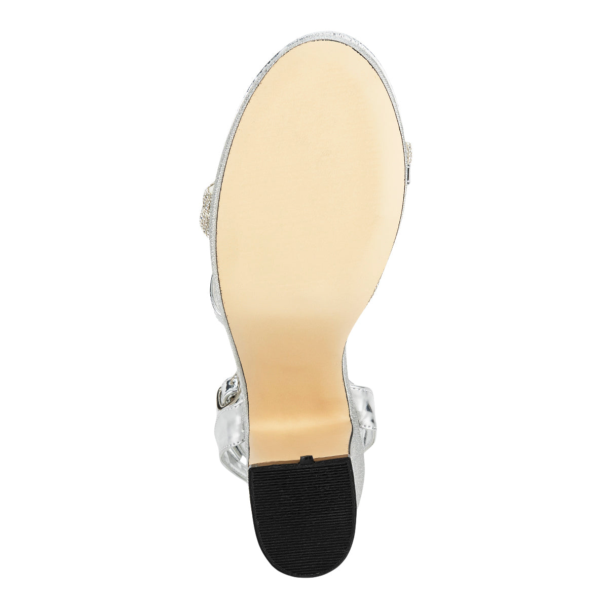 Sandalias Happy Shoes Para Mujer Fiesta Graduación Tacón Grueso Glamour 08249-50
