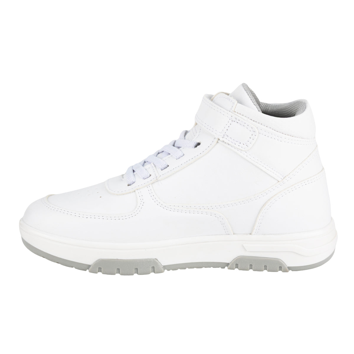 Tenis Bambino Escolar Para Niño Bota Blanco 08923