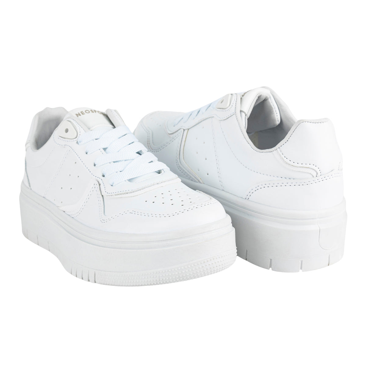 Tenis Blanco Escolar Para Mujer Neo Sport 09025