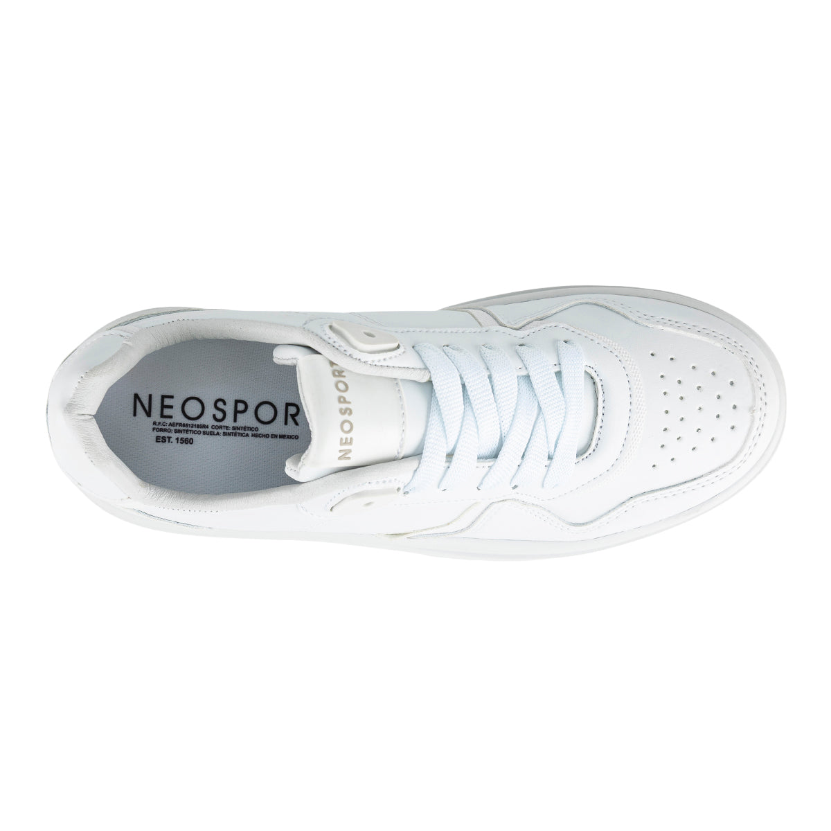 Tenis Blanco Escolar Para Mujer Neo Sport 09025