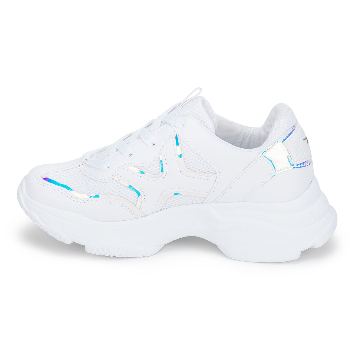 Tenis Blancos Casuales Plataforma Para Mujer Tornasol Neo Sport 02962 Neo Sport Tenis Neo Sport Calzado con Estilo en México