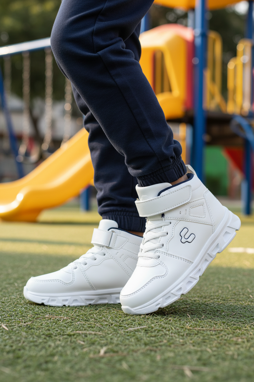Tenis Blancos Charly Para NIño Shuvit City Urban 09106
