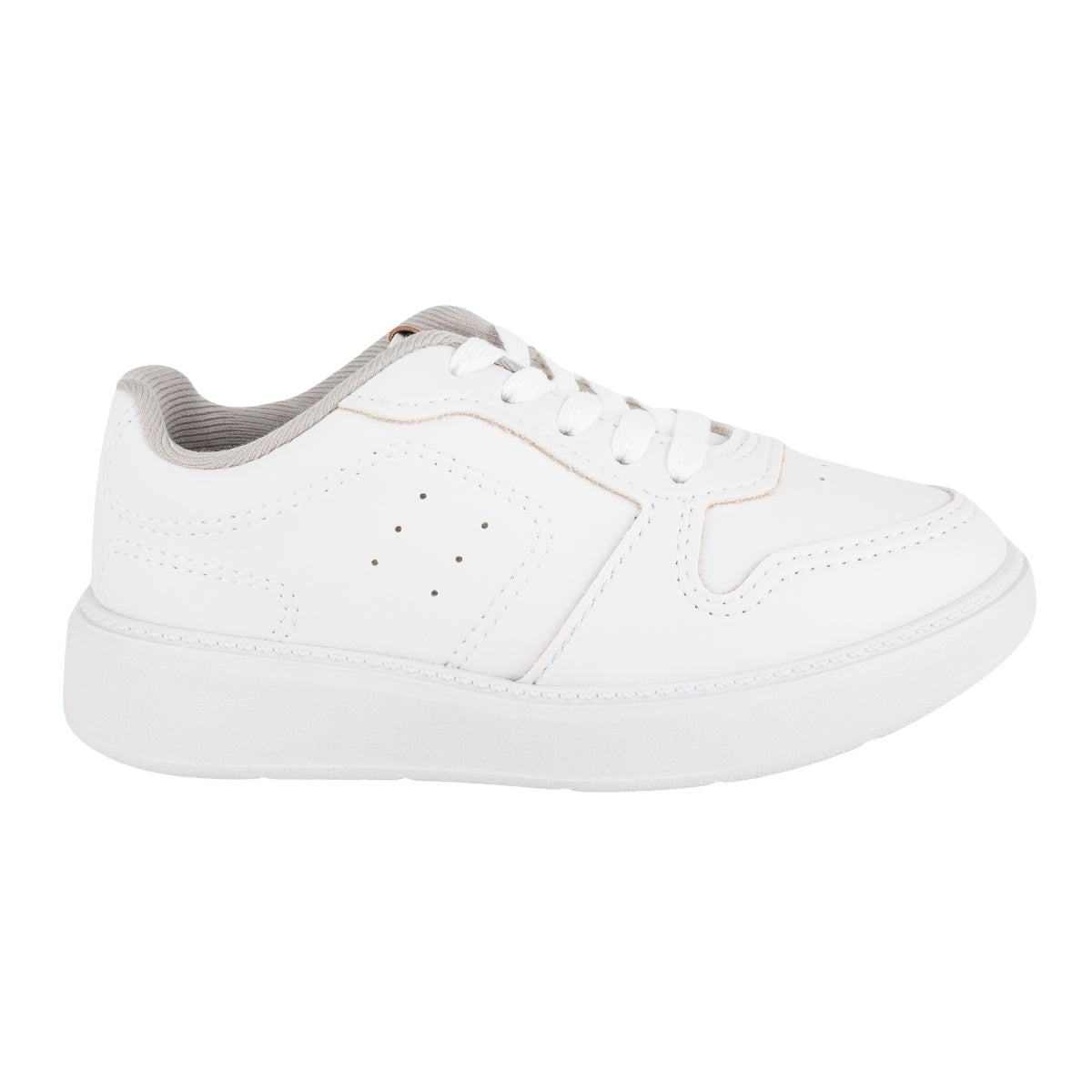 Tenis Blancos Escolar Confort Para Niño Molekinho 08933