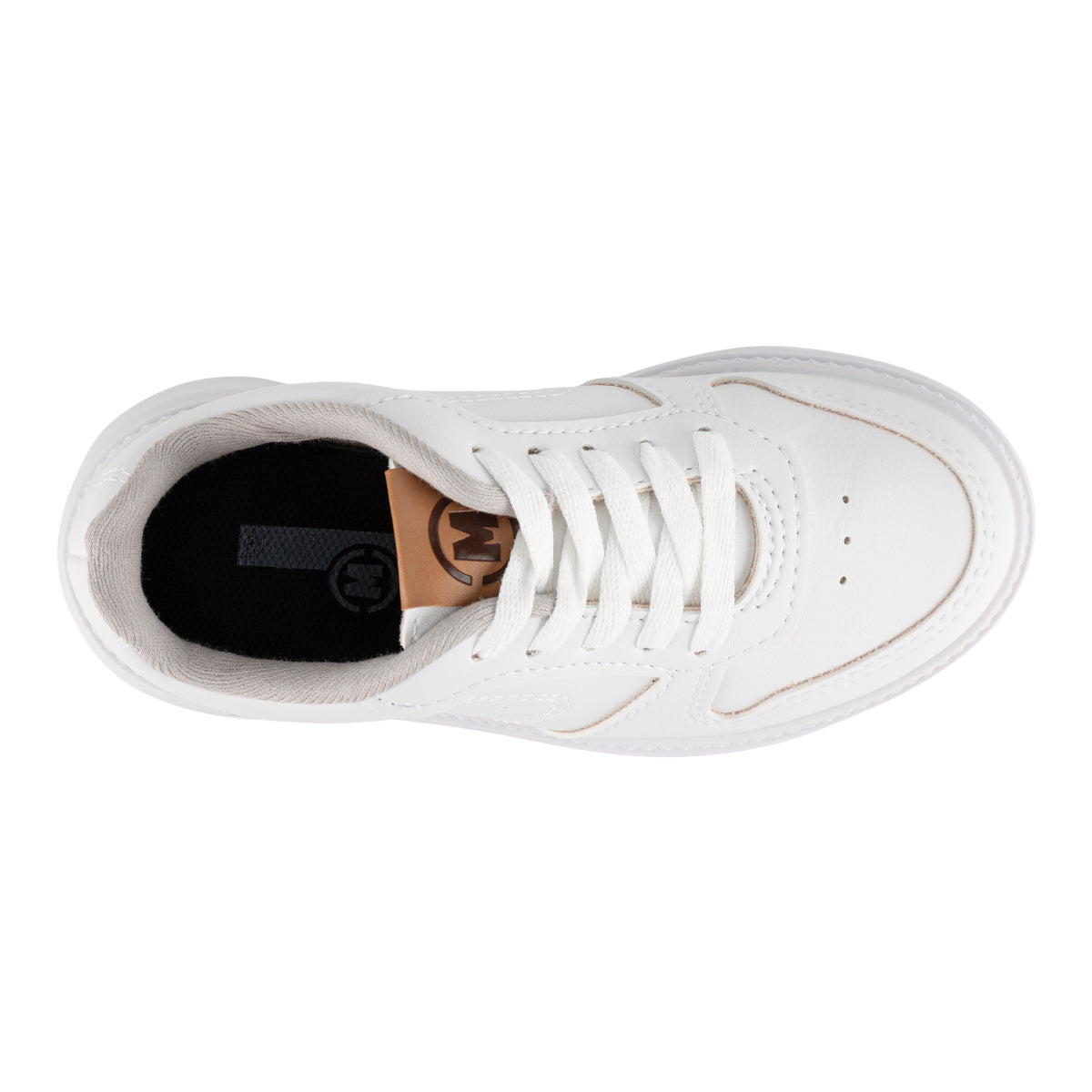 Tenis Blancos Escolar Confort Para Niño Molekinho 08933
