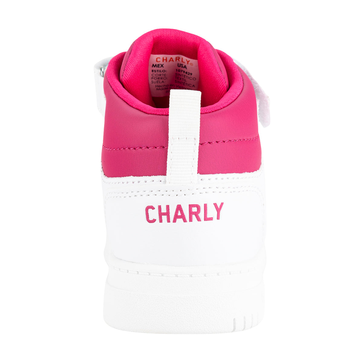 Tenis Botita Hig Top Casual Para Niña Charly 08758