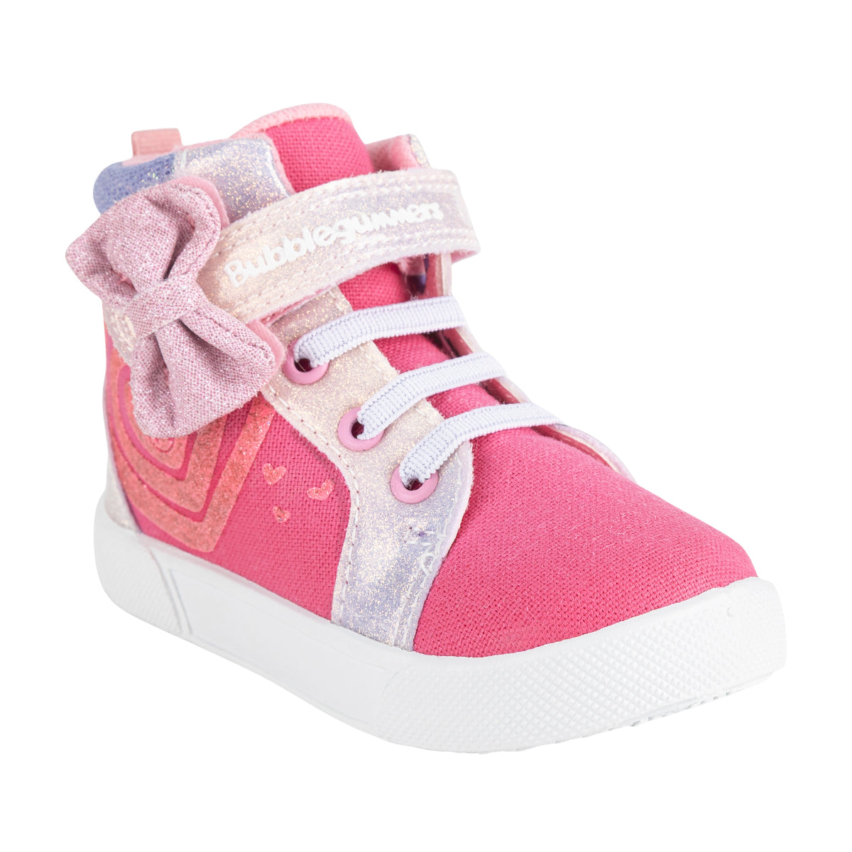 Tenis Bubble Gummers Para Niña Corazón y Moño 09483