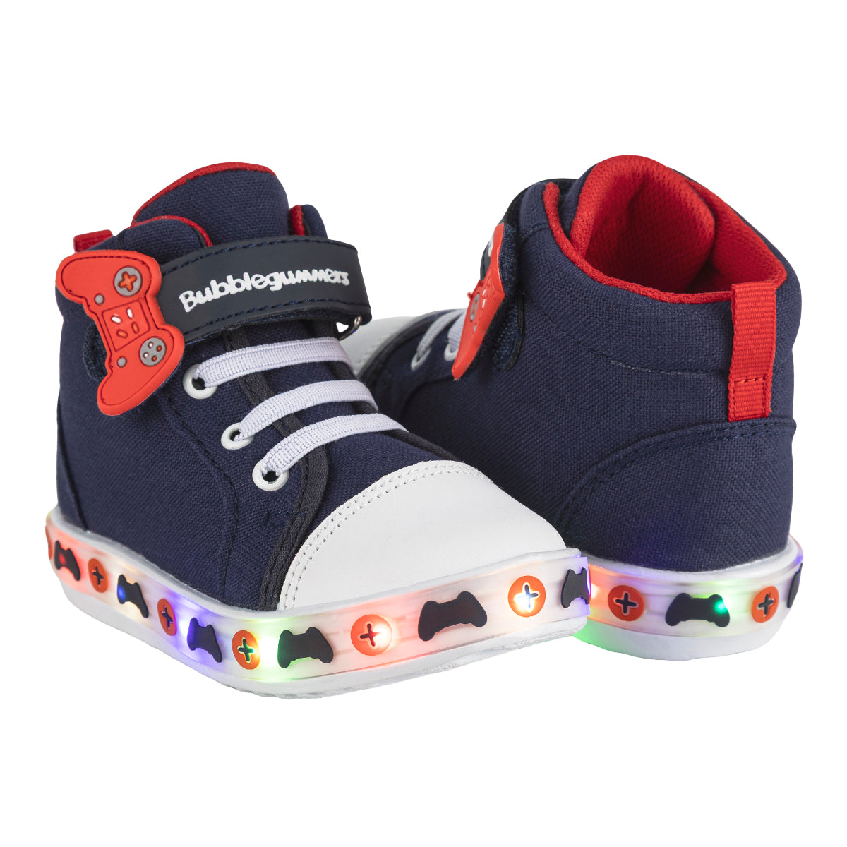 Tenis Bubble Gummers Para Niño Gamer Luces Led 09482