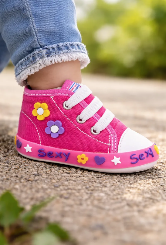 Tenis Casual Flores Para Bebé Gonay Kids 08400