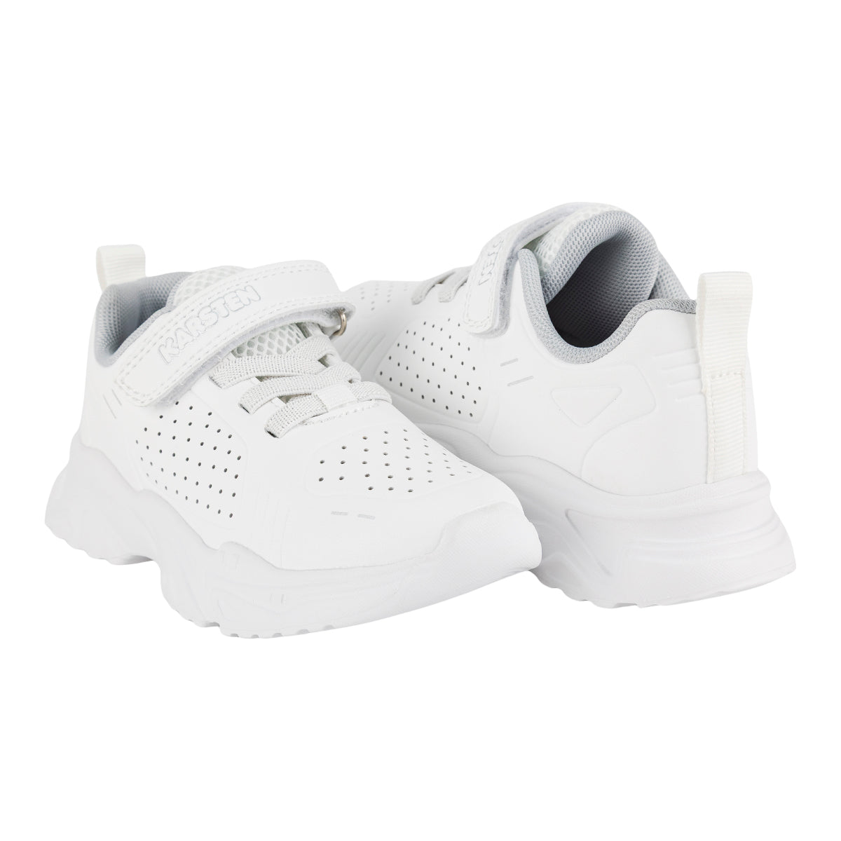 Tenis Escolar Blanco Para Niño Karsten 09420