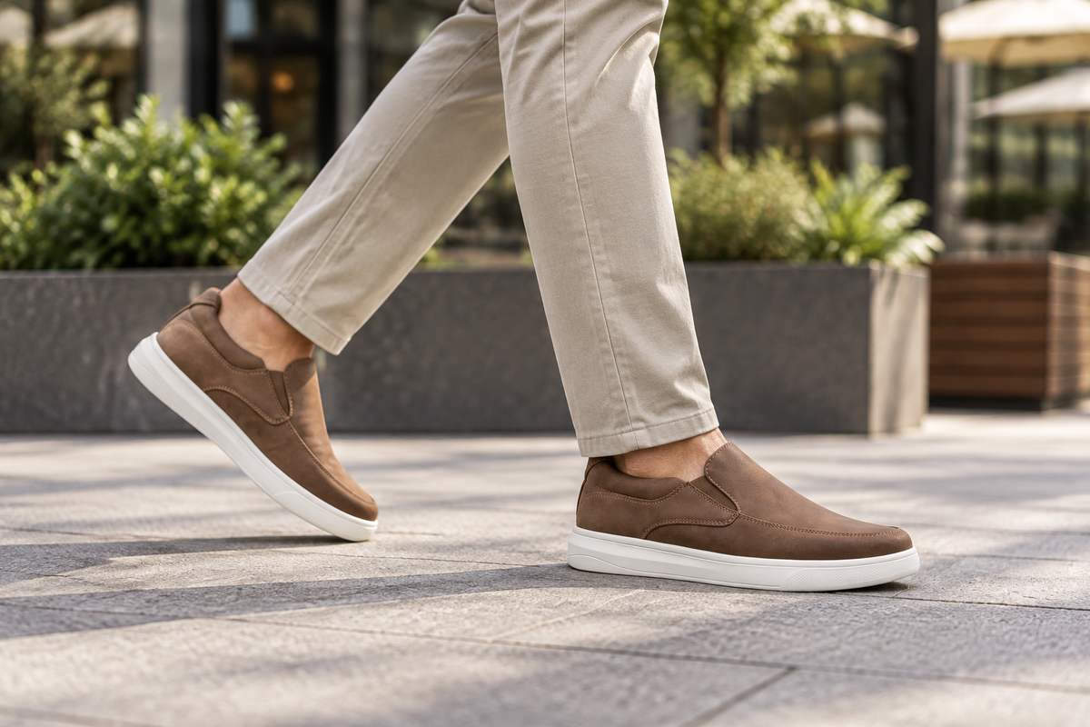 Tenis Flexi Para Hombre Slip On Casual 09096