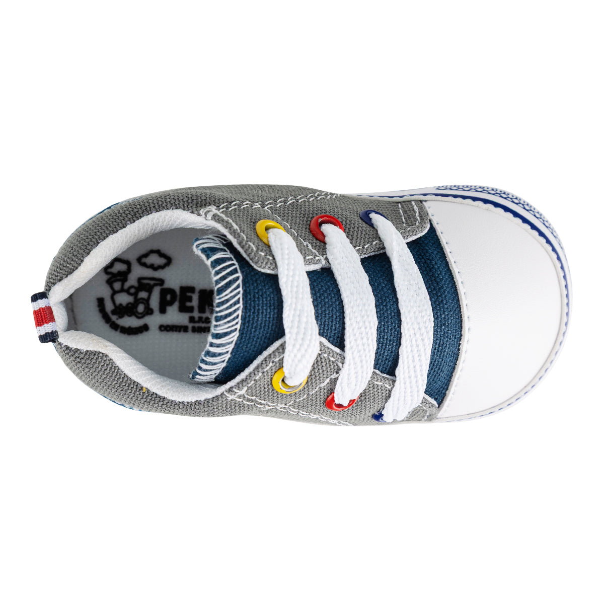 Tenis Lona Clásico Primeros Pasos Para Bebé Peke Kids 09497 Peke Kids Tenis Peke Kids Calzado con Estilo en México