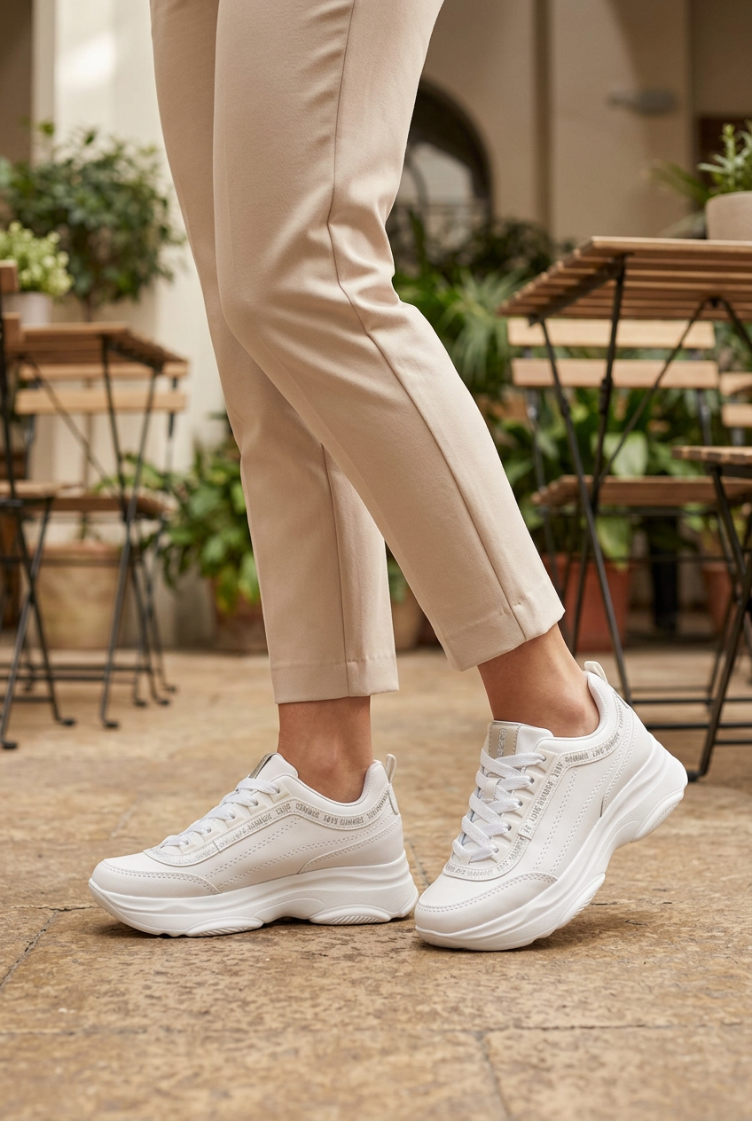 Tenis Plataforma Chunky Para Mujer Neo Sport 09026
