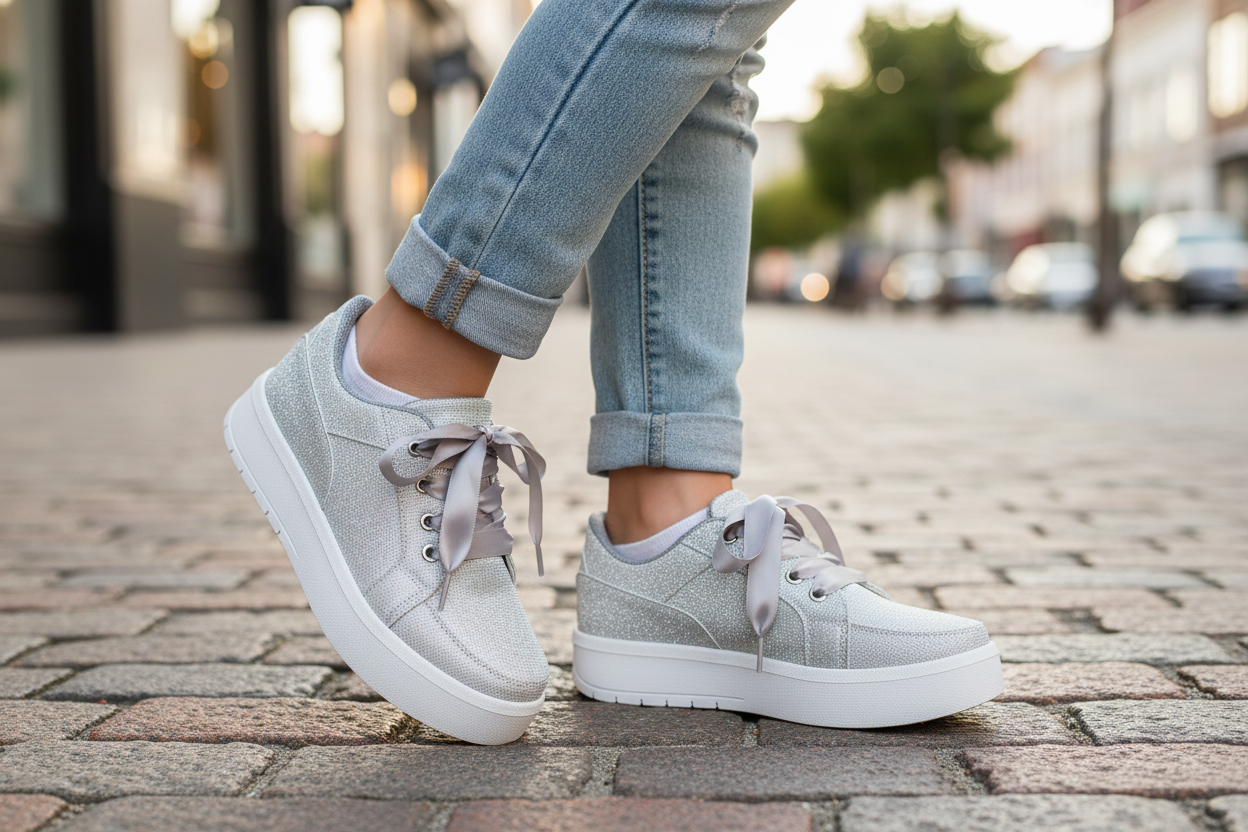 Tenis Plataforma Para Niña Joven Artel 08869