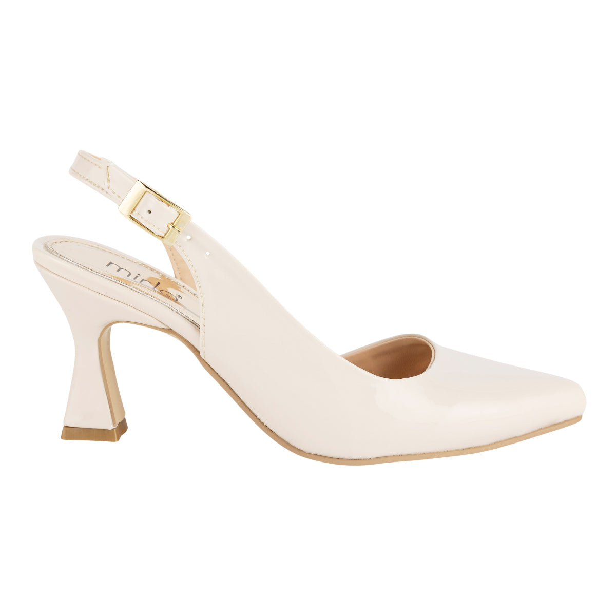 Zapatilla Destalonada En Charol Para Mujer Fiesta Graduación Mirlo 08990