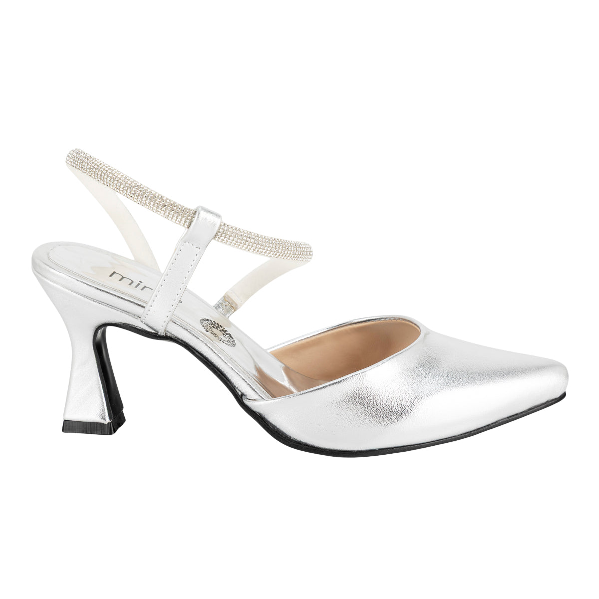 Zapatilla Fiesta Graduación Tira Brillos Para Mujer Mirlo 08988