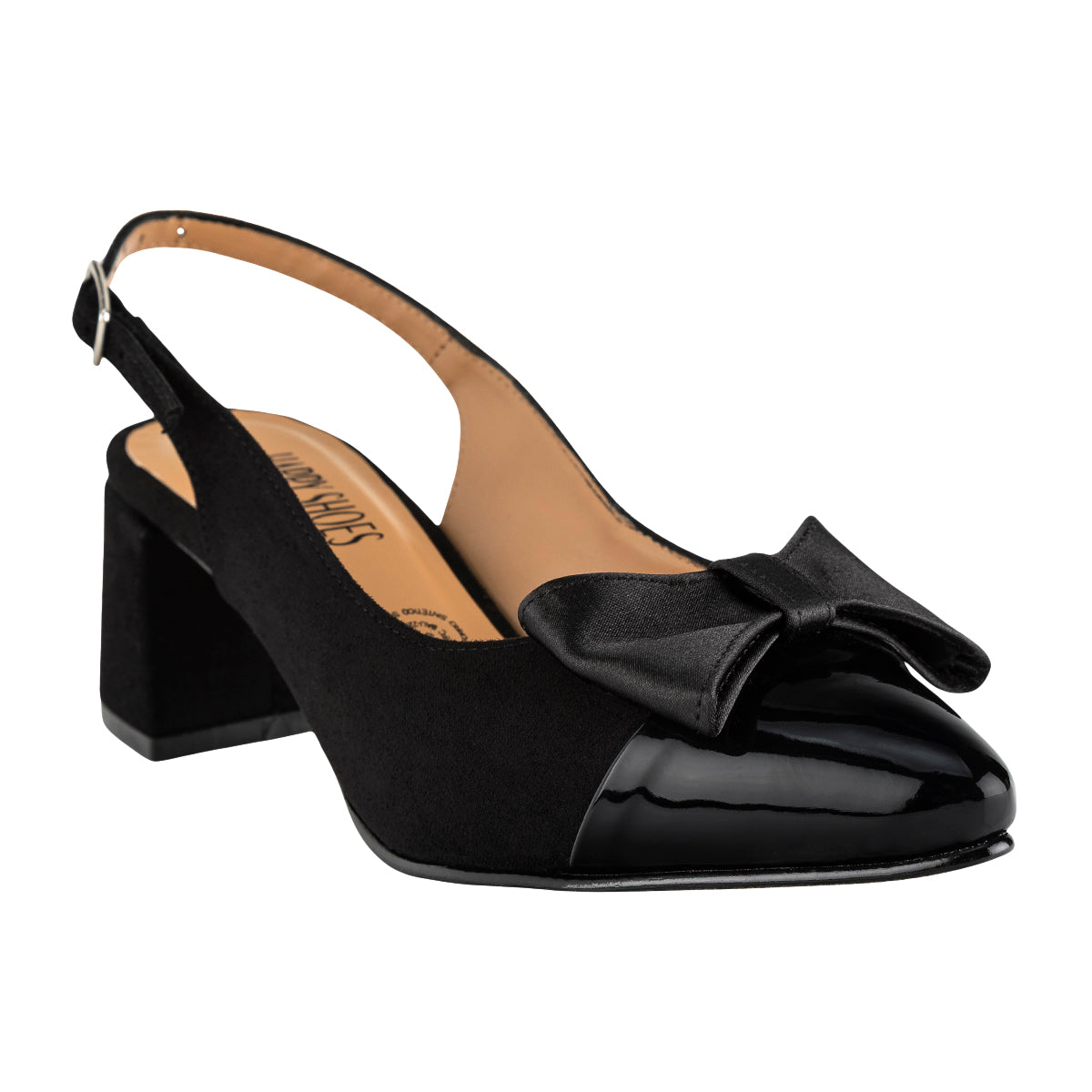 Zapatilla Happy Shoes Para Mujer Slingback Moño 08939-40
