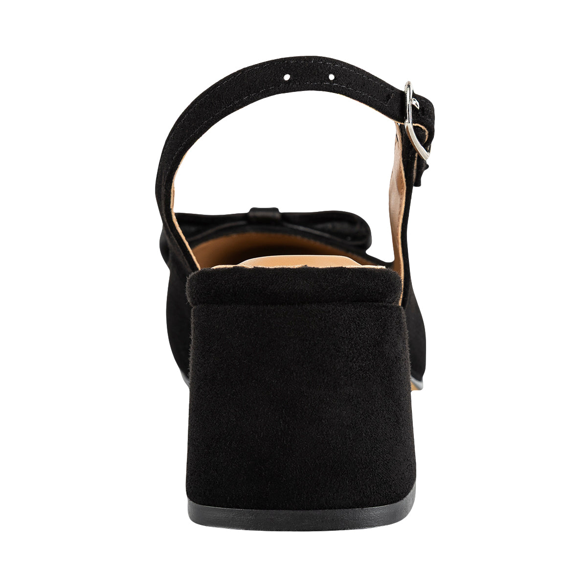 Zapatilla Happy Shoes Para Mujer Slingback Moño 08939-40