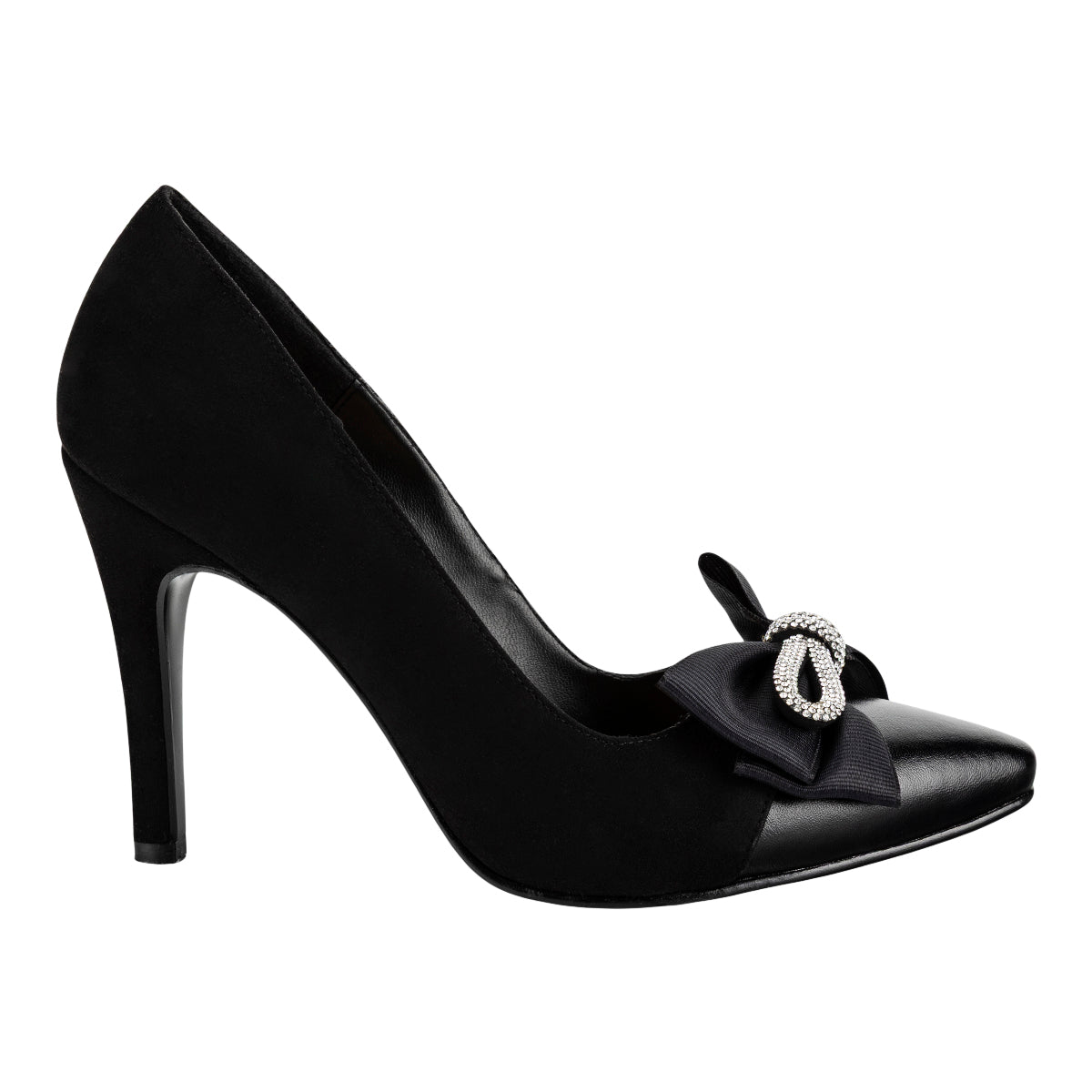 Zapatilla Tacón Moño Para Mujer Happy Shoes 08938