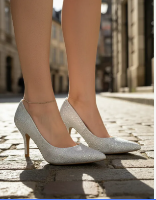 Zapatillas Stiletto Fiesta Mujer Gina Loren 07009