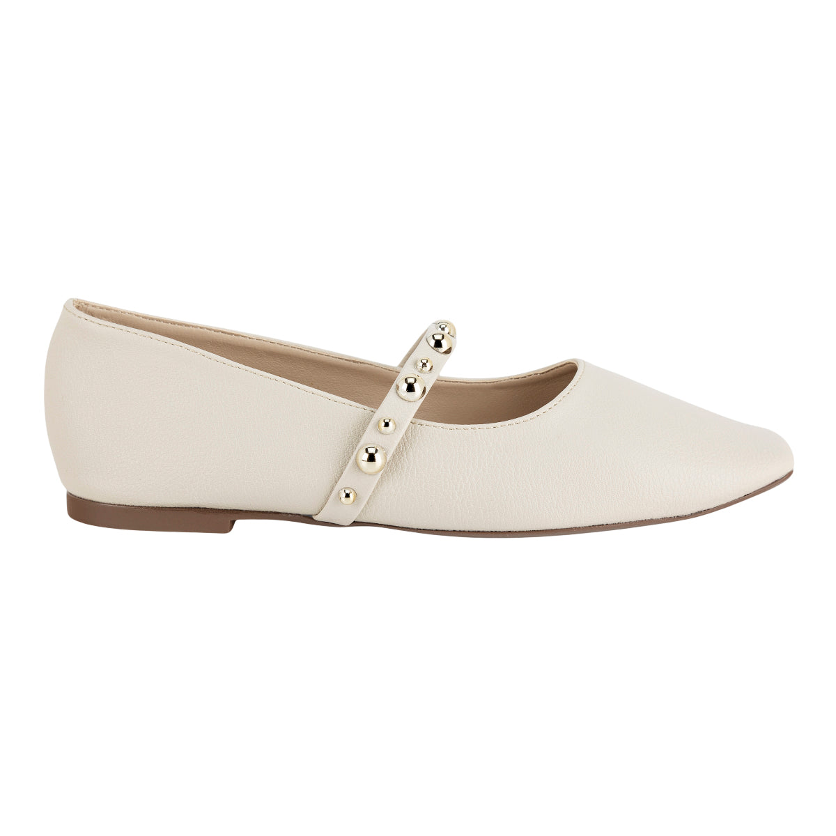 Zapato Happy Shoes Para Mujer Balerina Tachuelas 08901-02