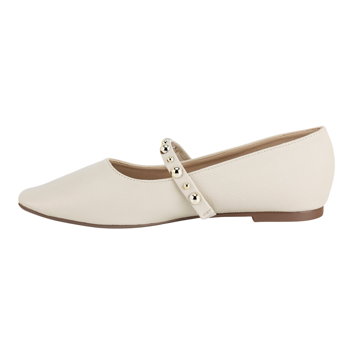 Zapato Happy Shoes Para Mujer Balerina Tachuelas 08901-02