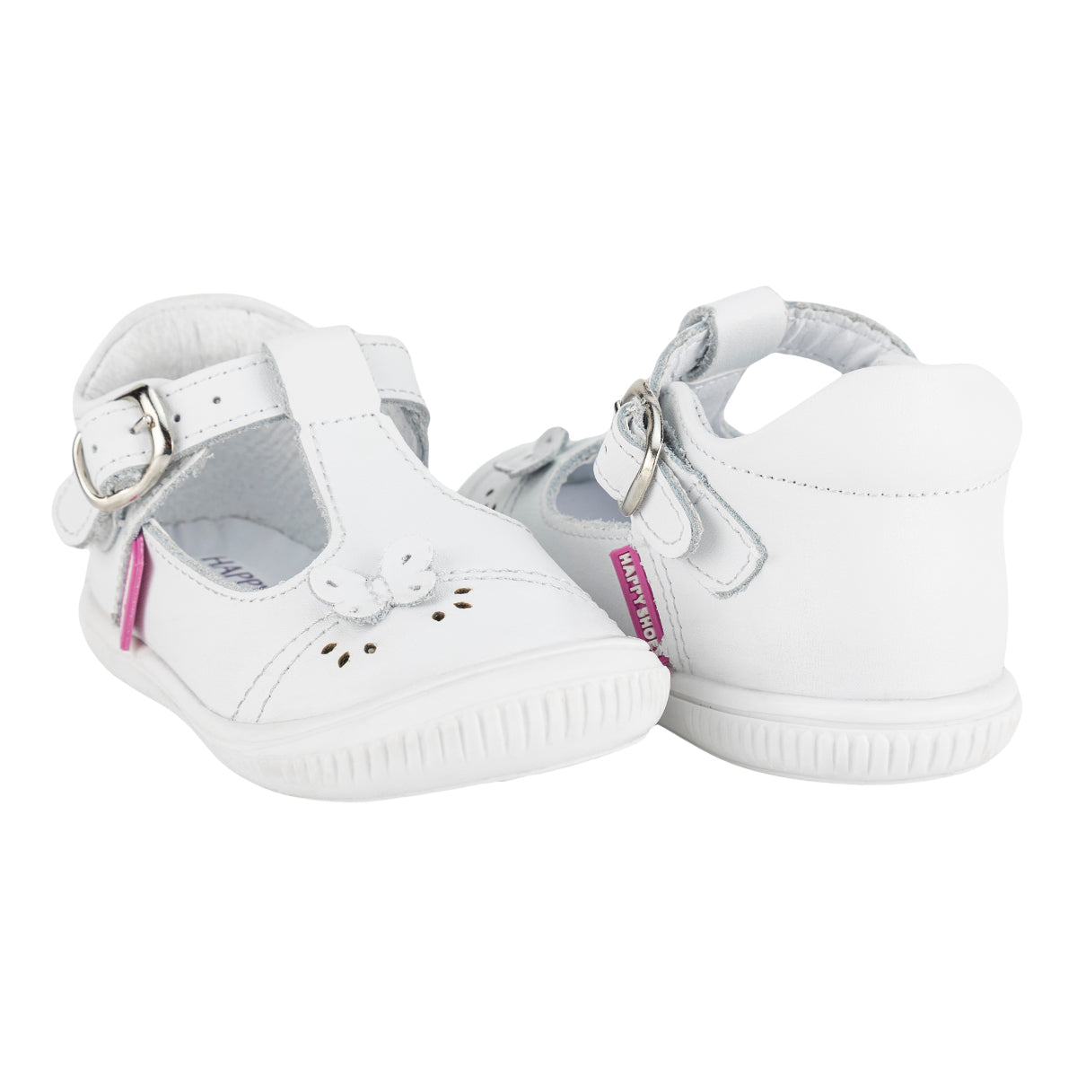 Zapato Botita Happy Shoes Detalle Flor Para Niña 09203