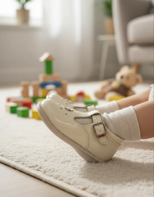 Zapato Casual Mary Jane Para Bebé Dogi 08186