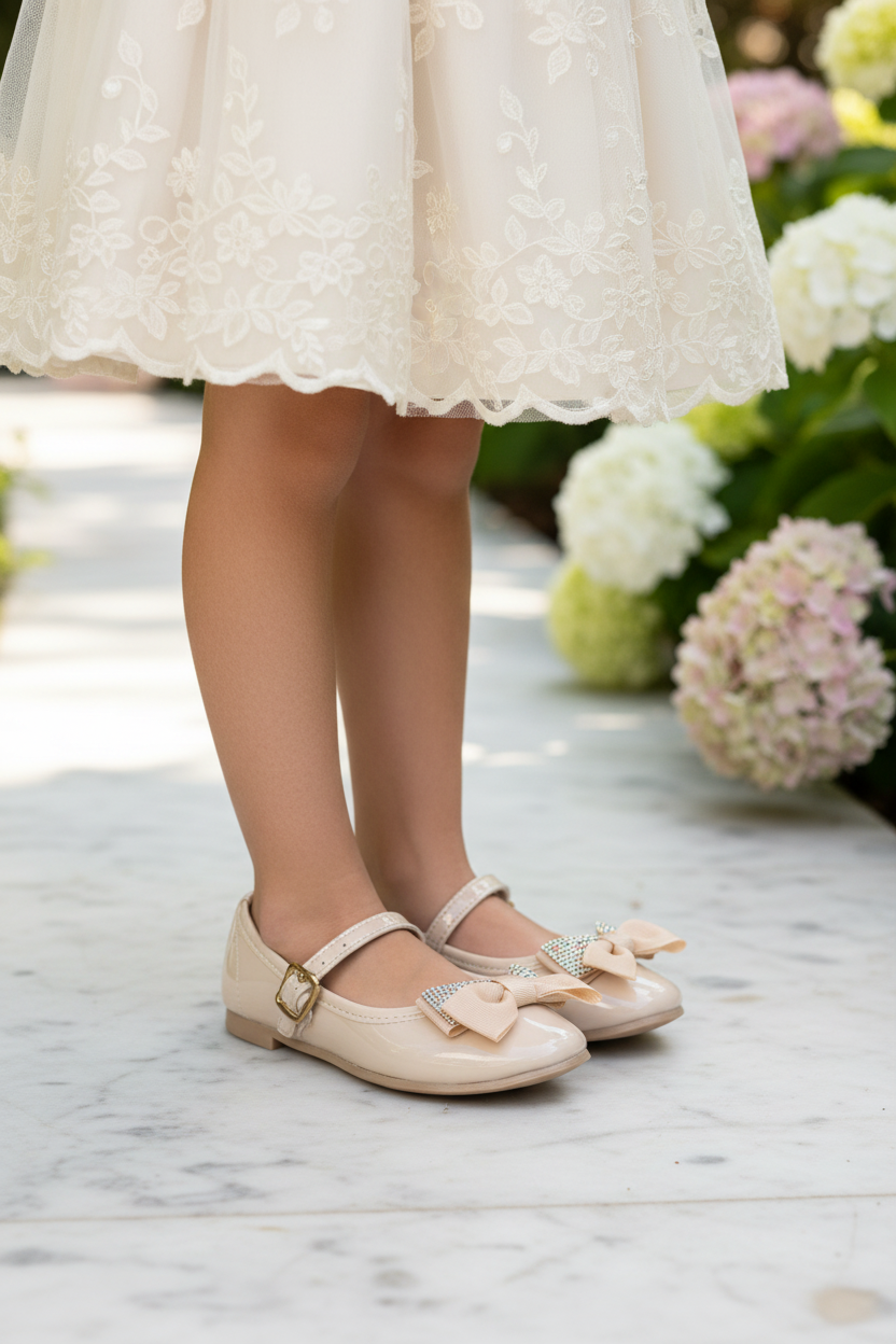 Zapato Charol Balerina Para Niña Karlita 08995