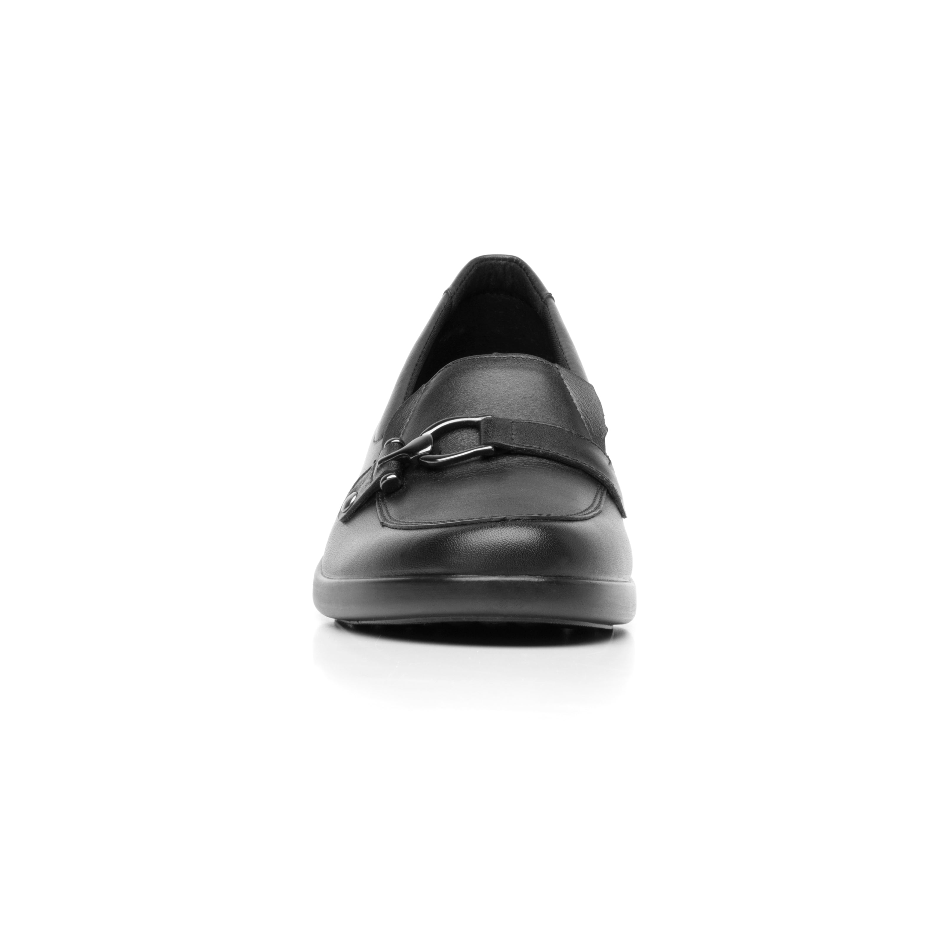 Zapato Cómodo Hebilla Negro Dama Flexi 01564