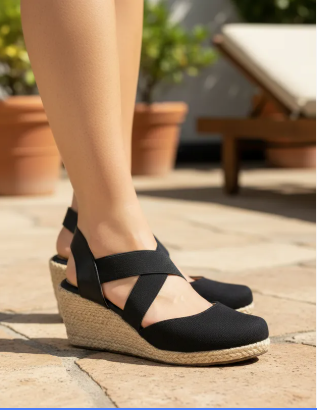 Zapato De Cuña Espadrille Para Mujer Happy Shoes 08500