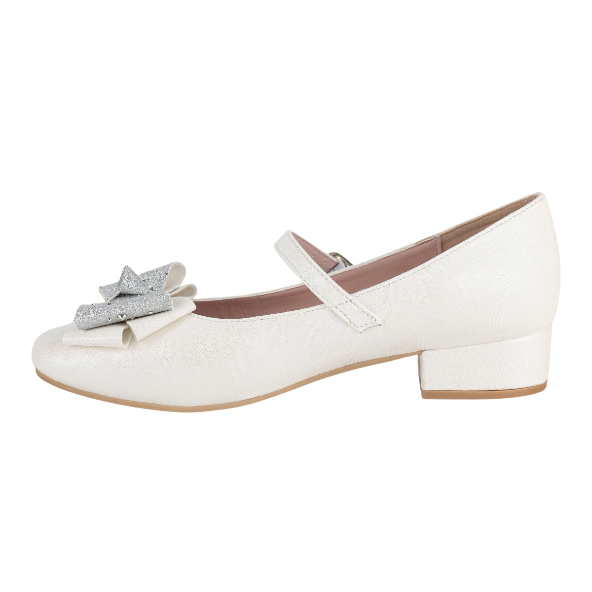 Zapato De Fiesta Mary Jane Para Niña Jr Caramel 08979