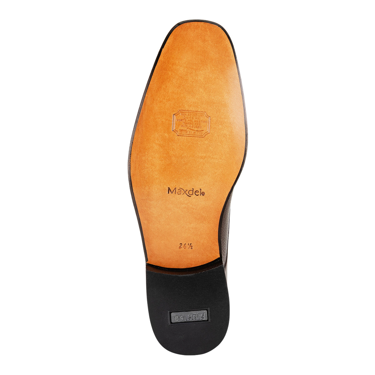 Zapato De Piel Granulado Para Hombre Maxdel 09053