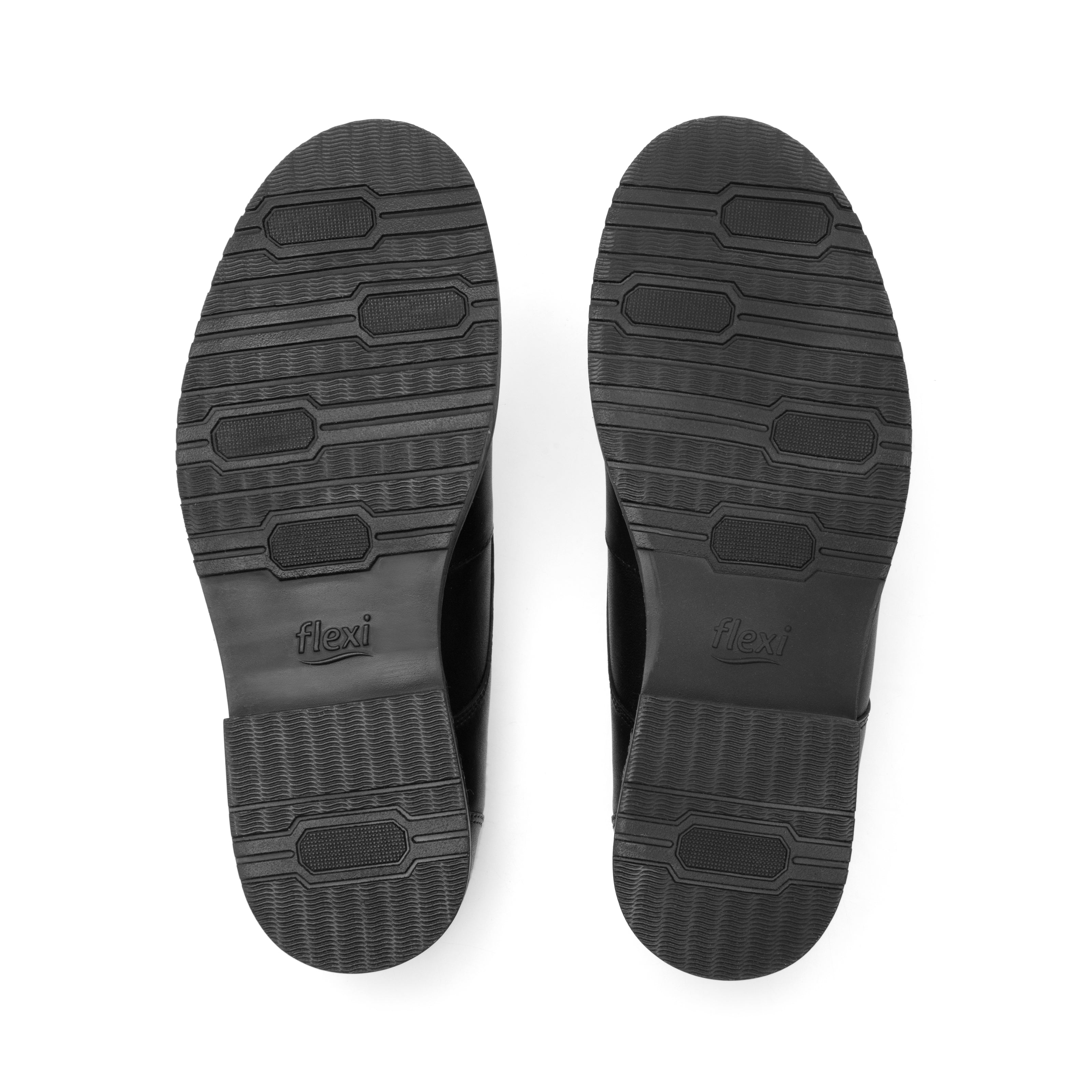 Zapato Escolar Negro Joven Flexi 04201