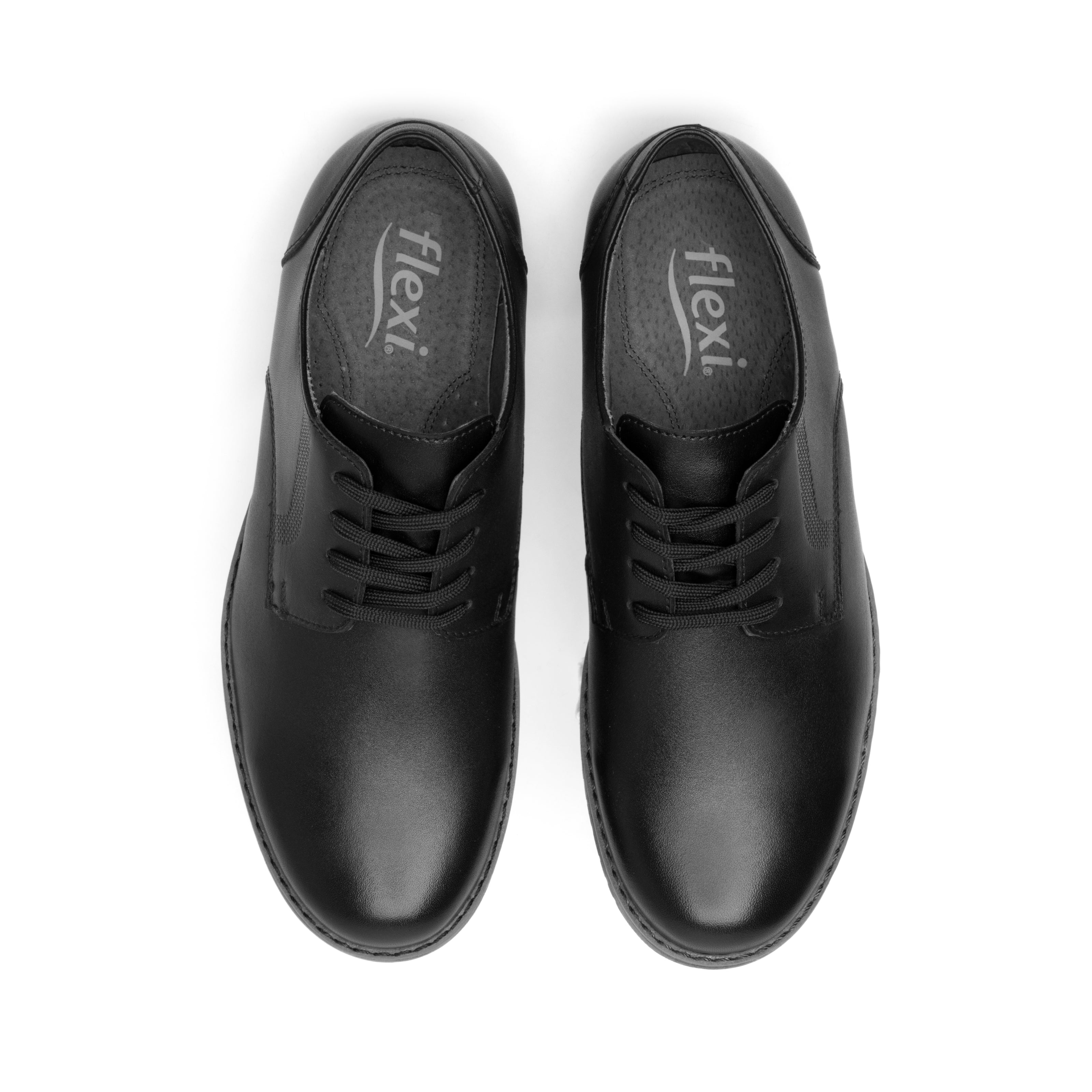 Zapato Escolar Negro Joven Flexi 04201