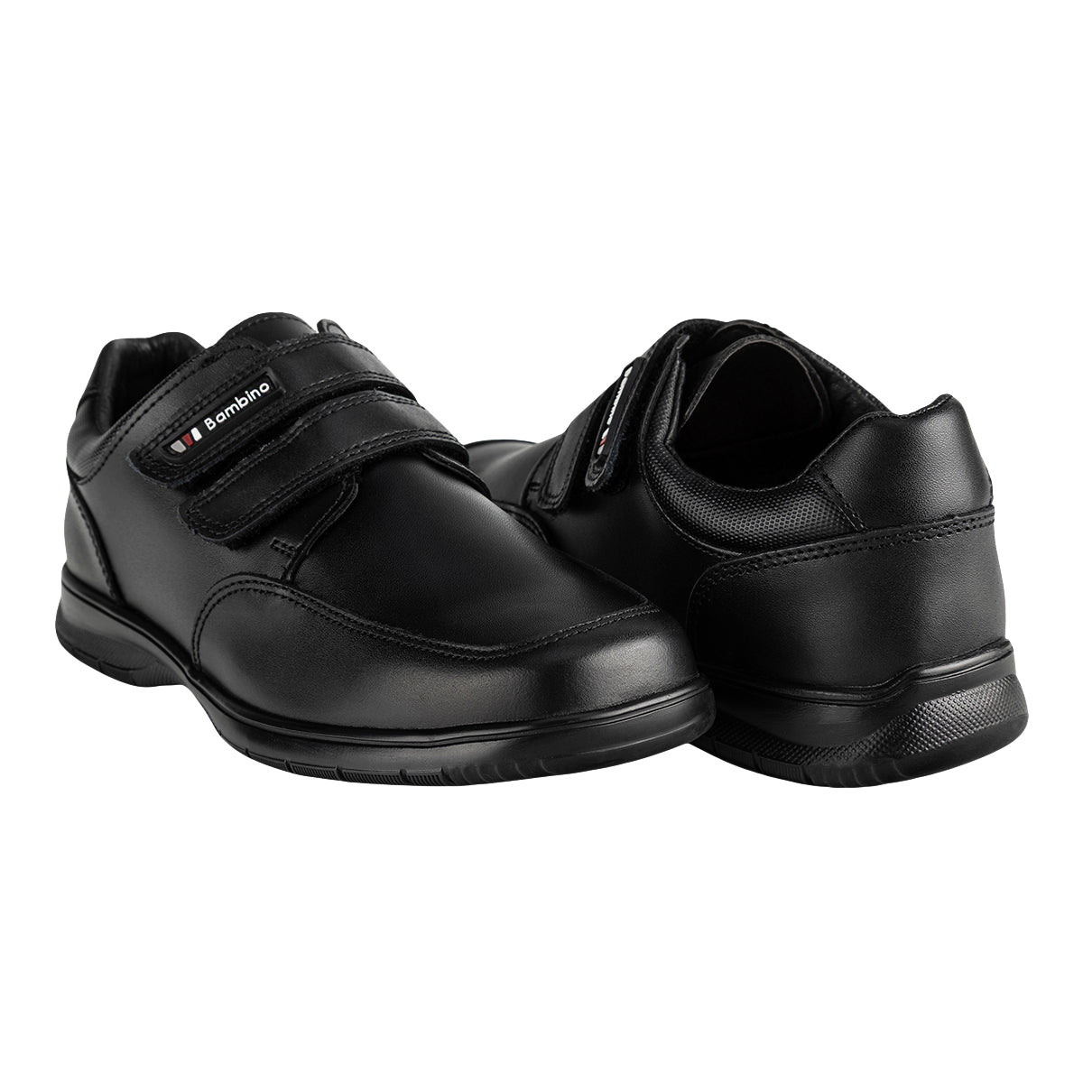 Zapato Escolar Bambino Para Niño Doble Velcro 08797