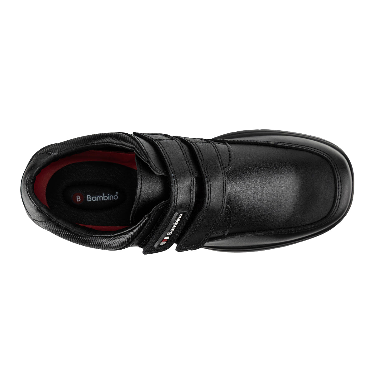 Zapato Escolar Bambino Para Niño Doble Velcro 08797