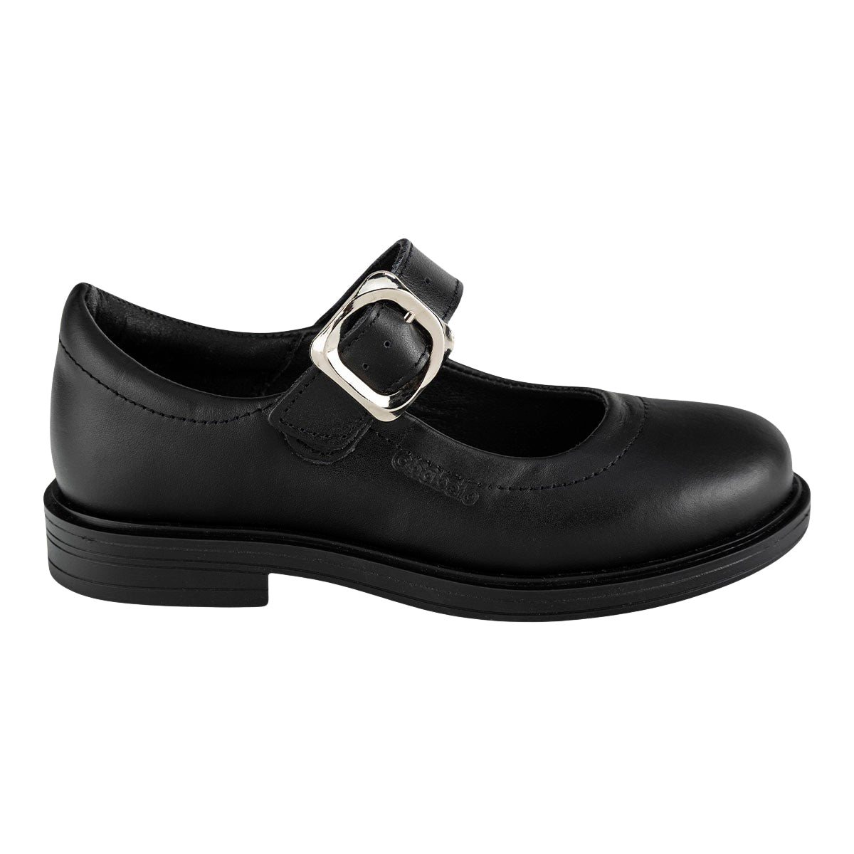 Zapato Escolar Chabelo Con Hebilla Para Niña 07225