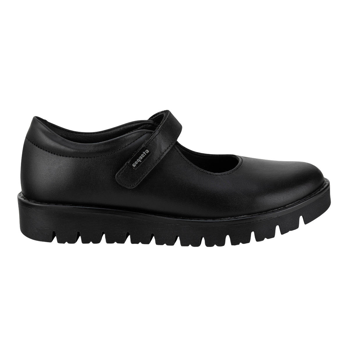 Zapato Escolar Coqueta Chunky Para Niña 08859