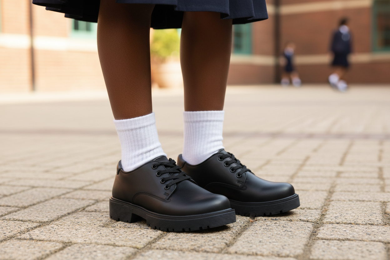 Zapato Escolar Derby Para Niña Dominiq 08972