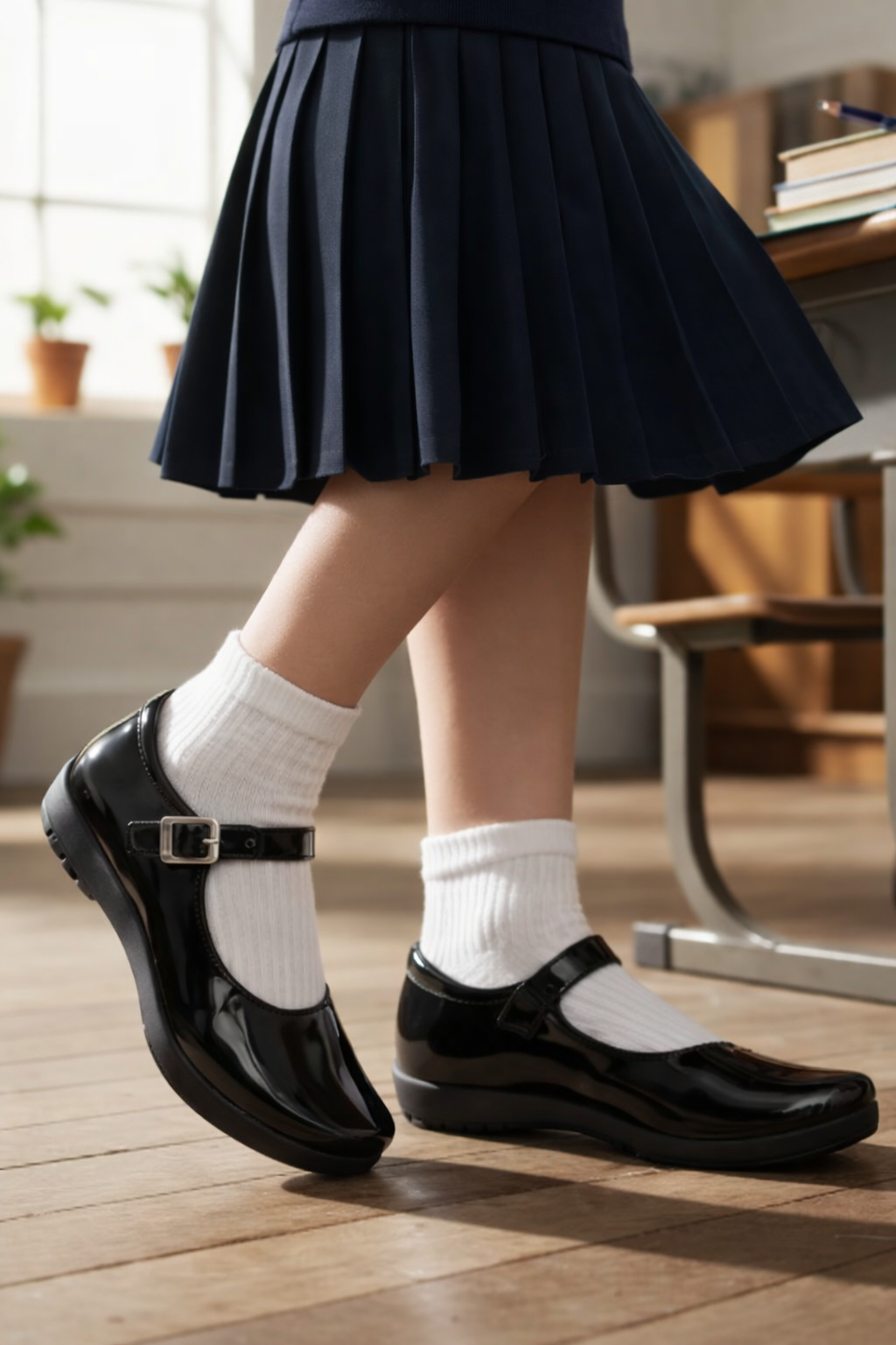 Zapato Escolar Flats Para Niña Joven Dogi 08537