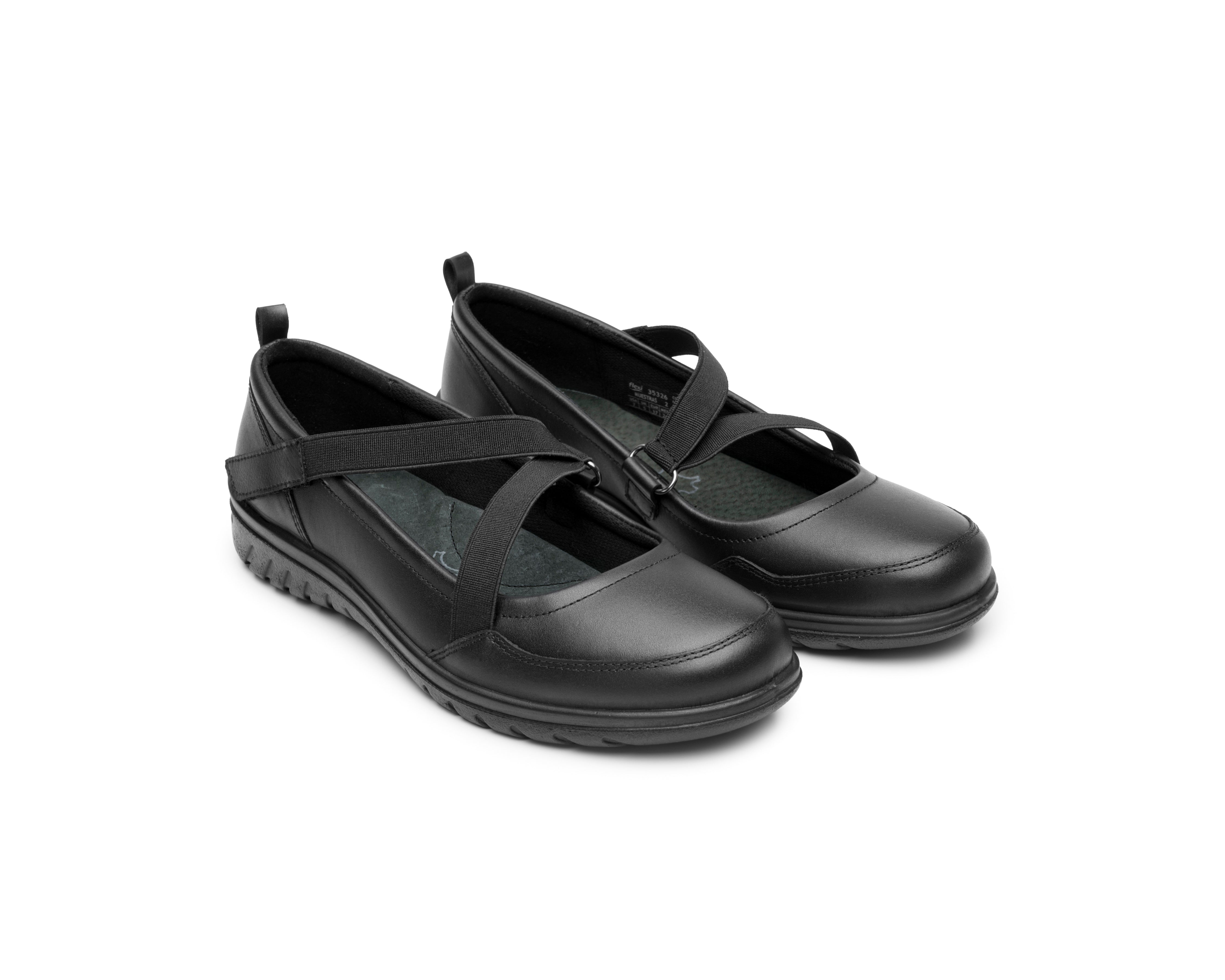 Zapato Escolar Flexi Para Mujer De Piel Mary Jane 09233