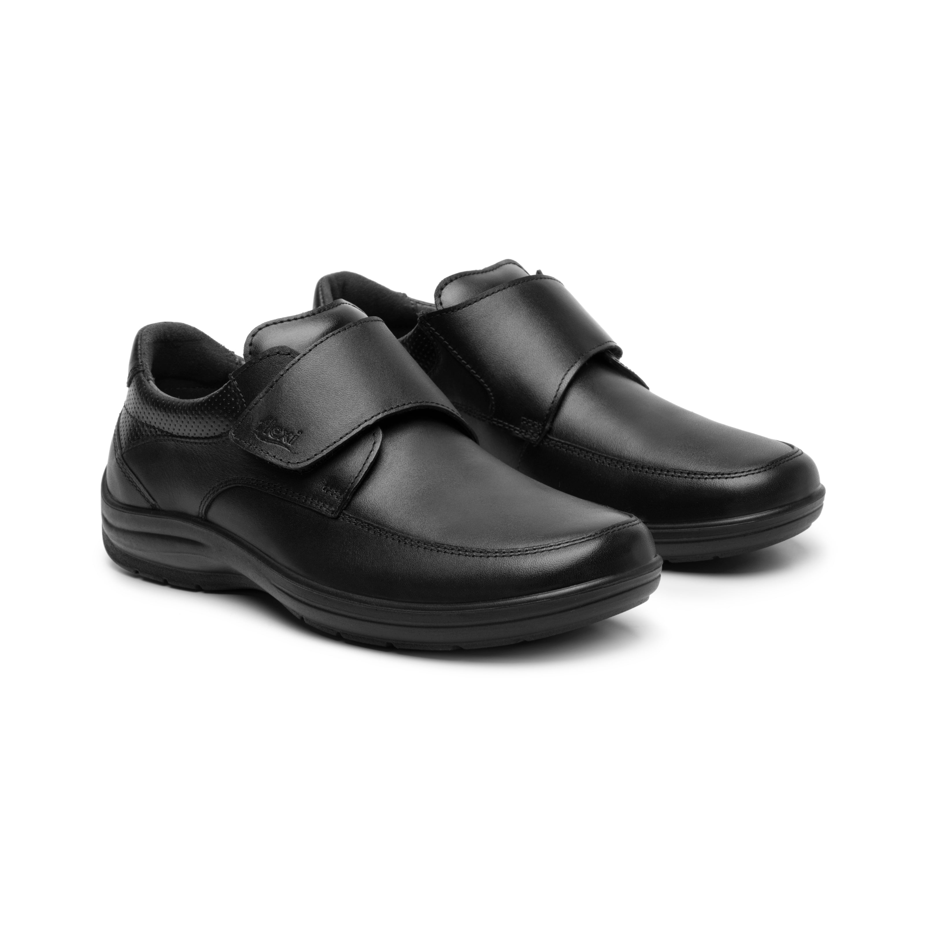 Zapato Escolar Flexi Para Niño Ancho Ajustable 05785