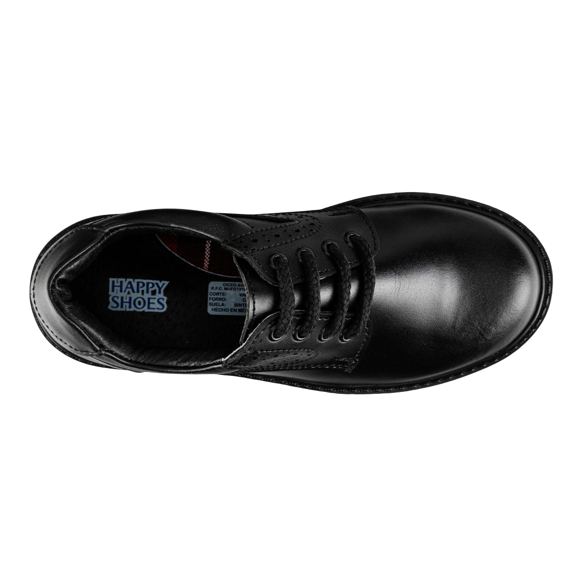 Zapato Escolar Happy Shoes Para Niño Jr Derby 08881