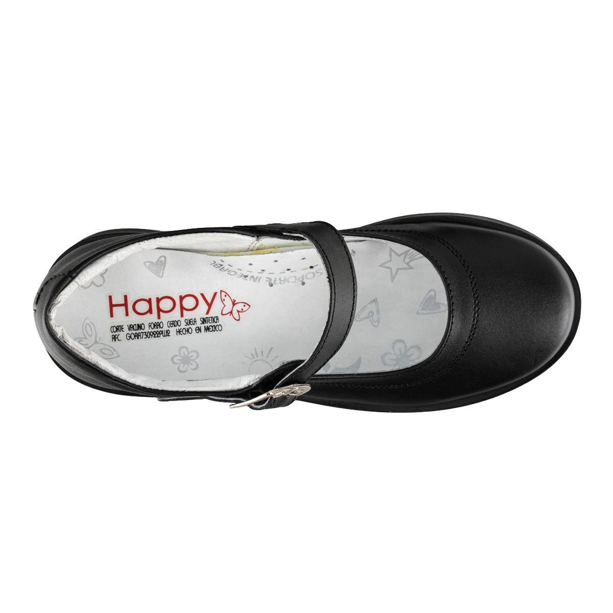 Zapato Escolar Hebilla Para Niña Dkhhappy Shoes 08914