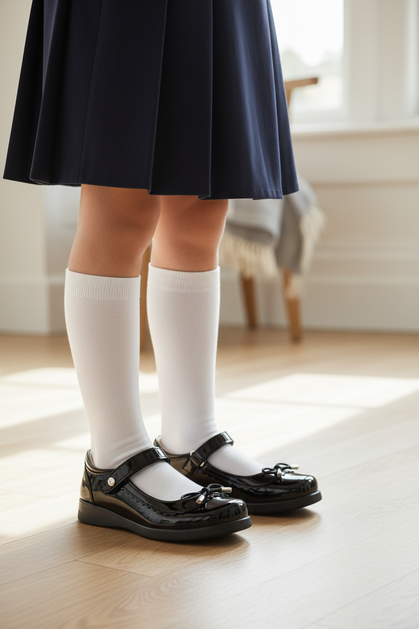 Zapato Escolar Mary Jane Charol Para Niña Karsten 07183